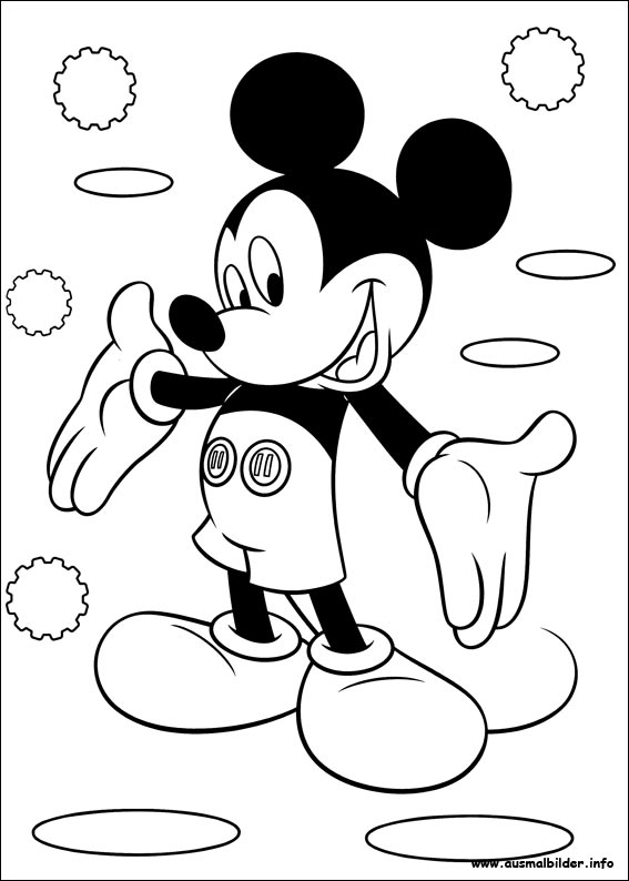 ausmalbilder micky maus